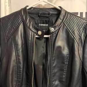 Express Vegan Leather Jacket